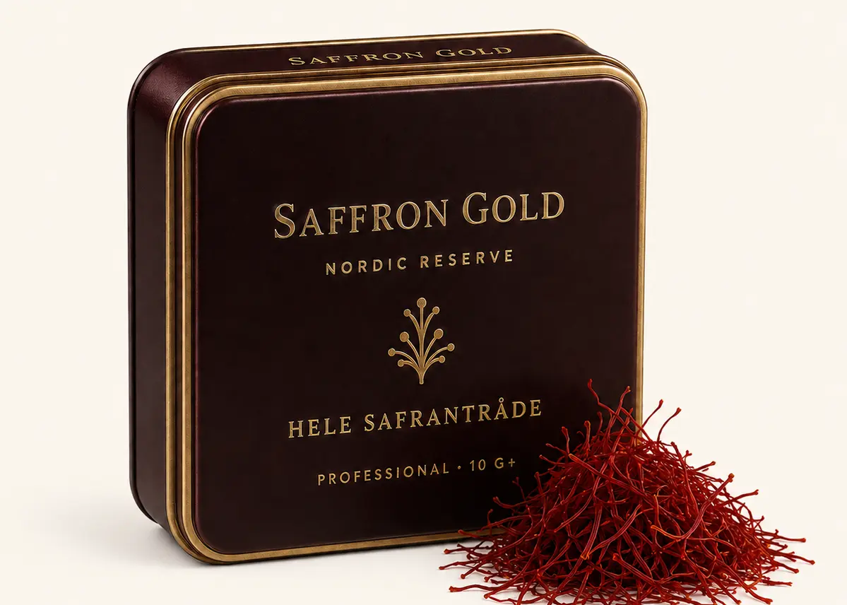 Saffron Gold Professional 10 g+ æske med hele safrantråde